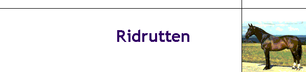 Ridrutten