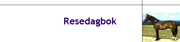 Resedagbok